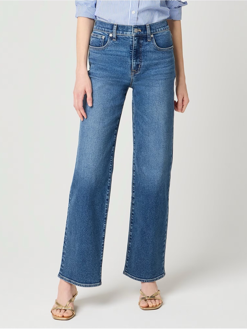 J. Crew Full Length Slim Wide Leg jeans